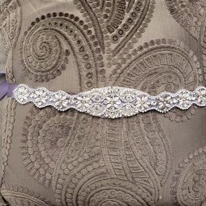 Wedding dress sash/belt